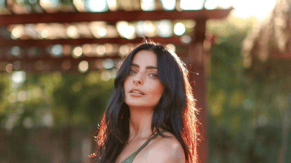 Con micro bikini, Aislinn Derbez presume los resultados de hacer ejercicio