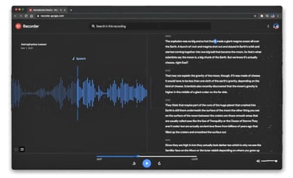 Apps para convertir un audio completo en texto