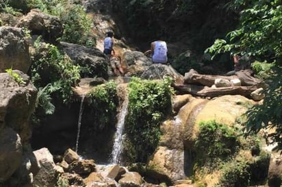 Las Cascadas de Guadalupe Nuevo León están totalmente secas