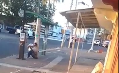 VIDEO: Sujetos armados se enfrentan a policías