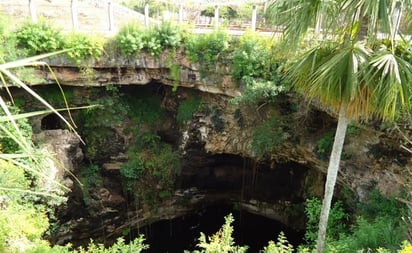 Buscan en cenote a joven desaparecido desde el sábado en Yucatán