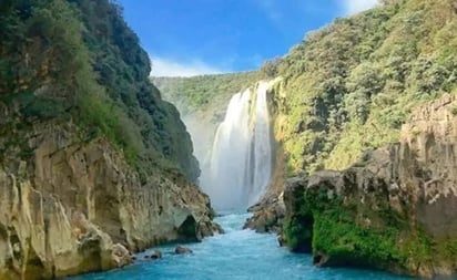 Cascada de Tamul en riesgo de secarse, alertan pobladores