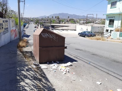 Contenedores de basura no tienen la higiene necesaria a sus alrededores