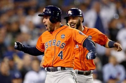 Peña pega su 1er jonrón en MLB y Astros aplastan a Angels