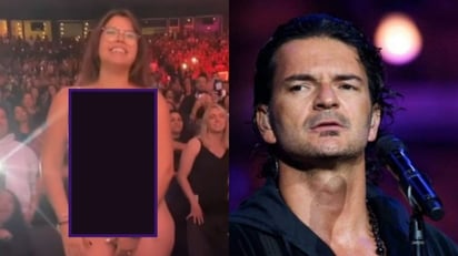 Fan se quita la ropa en pleno concierto de Arjona