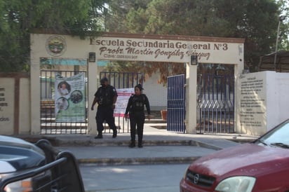 Policía Municipal evita robo en Secundaria 3