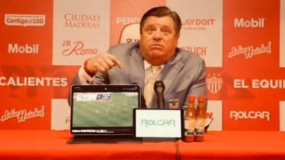 Miguel Herrera: Se presentó a conferencia de prensa con laptop para evidenciar error arbitral