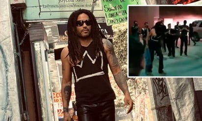 Lenny Kravitz es captado bailando en México al son del mariachi