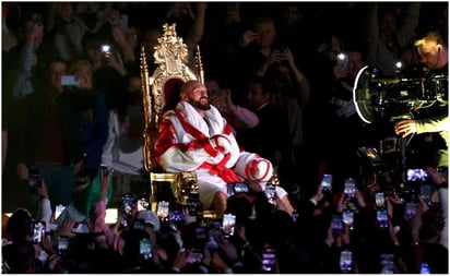 Tyson Fury y su espectacular entrada en Wembley