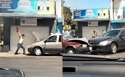 TikTok: graban incendio y choque automovilístico que se hizo viral