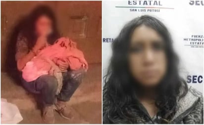 Detienen a mujer que cargaba el cuerpo sin vida de un bebé en SLP