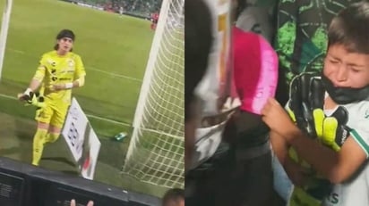 Video de niño llorando tras recibir los guantes de Carlos Acevedo se hace viral 