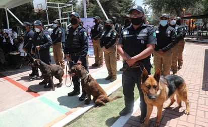 Metepec alista elementos de policía de proximidad en calles de Edomex