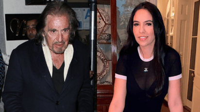 Al Pacino presentó a su nueva novia 54 años menor que él