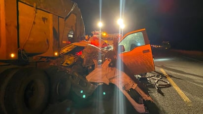 Dos indocumentados murieron en un choque en la carretera Monclova-Monterrey