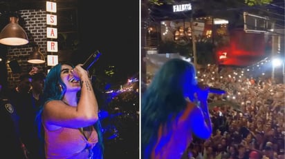 Karol G sorprende a su gente del barrio de Provenza y da concierto gratuito