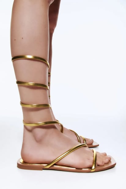 Sandalias en espiral, la nueva tendencia en moda