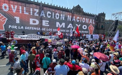 Marchas por Día del Trabajo reunió a 30 mil personas: Martí Batres