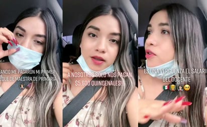 'Es una vergüenza', maestra de primaria revela en TikTok cuánto gana