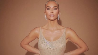 Kim Kardashian tuvo que bajar 7 kilos para caber en el vestido de Marilyn Monroe