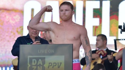 Saúl 'Canelo' y Dmitry Bivol libran primera batalla con la báscula