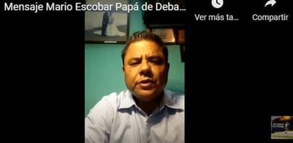 Papá de Debanhi abre canal de YouTube donde habla sin censura 