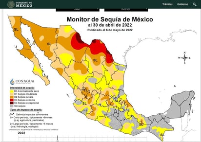 El impacto de la sequía en el país, afecta los ecosistemas y mantos freáticos