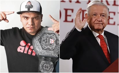 'Si quiere paro vs Eminem, ahí estaré': Aczino defiende a AMLO