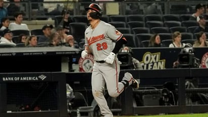 Ramón Urías: cuadrangular del mexicano les dio la victoria a orioles sobre Yankees