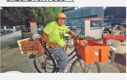 Ladrón roba bicicleta y mercancía a humilde vendedor de empanadas y conos de cajeta