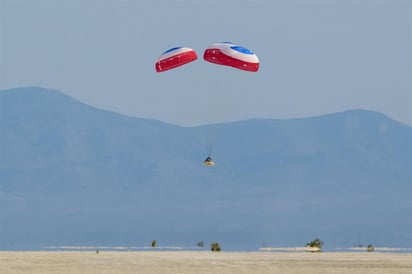 La nave no tripulada Starliner aterriza en el desierto de Nuevo México