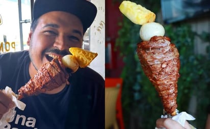 Taquería crea minitrompo al pastor