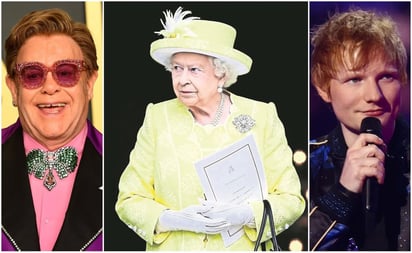 Elton John y Ed Sheeran integran evento musical por reinado de Isabel