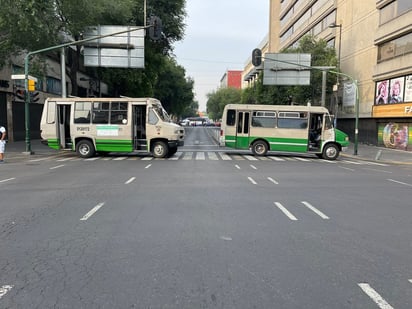  Transportistas anuncian bloqueos en 10 puntos de la CDMX para este jueves; exigen incremento de 3 pesos a la tarifa