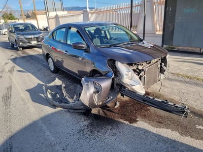 Apresurado conductor protagonizó fuerte choque en la colonia Guadalupe