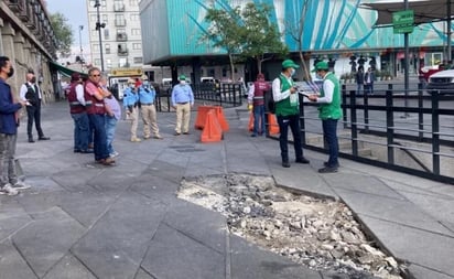 Suspenden trabajos de restauración en la Plaza Garibaldi