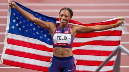 Allyson Felix sigue afinando su puesta a punto en su temporada de despedida