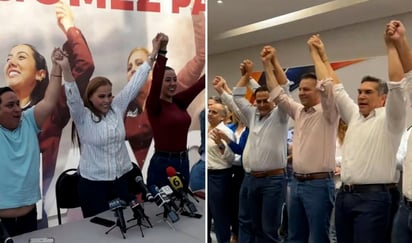 Marina Vitela y Esteban Villegas se proclaman ganadores de la gubernatura 