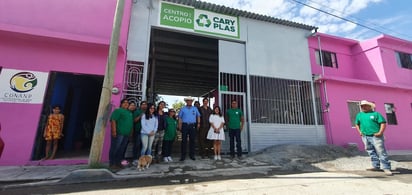 Beto Villarreal inaugura centro de acopio CaryPlas