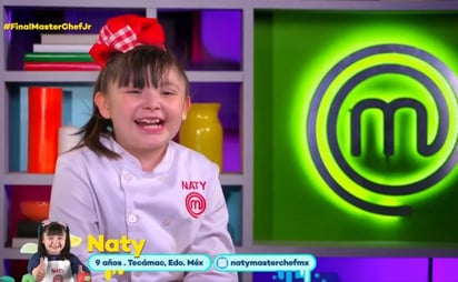 Naty se proclama ganadora de Masterchef Junior 2022