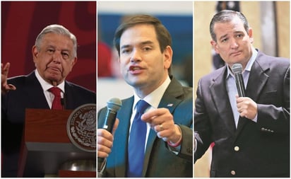 AMLO reta a Cruz y Rubio a presentar pruebas sobre nexo con narco