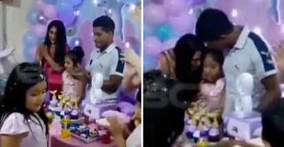 “Espero que mis papás vuelvan”, escucha el triste deseo de una pequeña cumpleañera