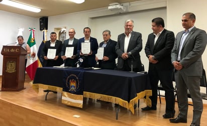 UAdeC firma convenio con grupo GIMSA 