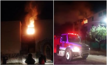 Mueren dos personas en incendio de un departamento en SLP