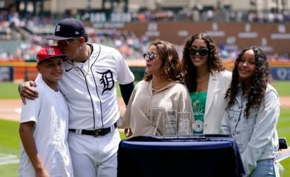 Tigres realizan homenaje a Miguel Cabrera