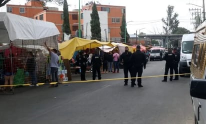 Matan a un hombre en tianguis de Iztapalapa