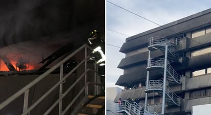 Se incendia edificio de la Secretaría de Obras de la CDMX