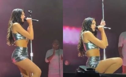 Dua Lipa se vuelve viral con sensual baile en concierto