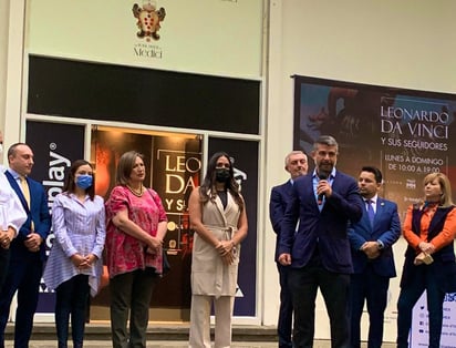 Inauguran exposición de arte con boceto de un mural perdido de Leonardo da Vinci