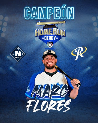 Marc Flores gana el derbi de cuadrangulares de la Liga Mexicana de béisbol